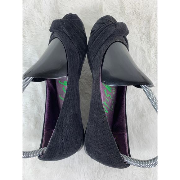 Blowfish Malibu Black Suede Ballet Flats Size 7 - Picture 4 of 7